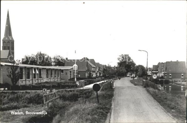 Workum Brouwersdijk Kirchturm