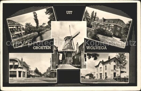 Wolvega Huize Lyclama Hoofdstraat Molen Oudheid
