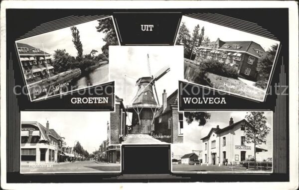 Wolvega Huize Lyclama Hoofdstraat Molen Oudheid