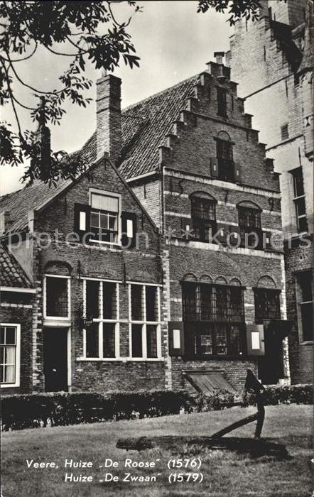 Veere Huize De Roose Huize De Zwaan Giebel 16