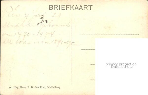 Veere Stadhuis Historisches Rathaus – Bild 2