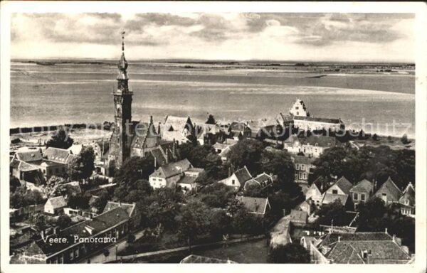 Veere Panorama Historisches Rathaus