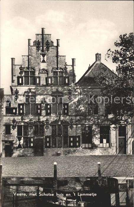 Veere Het Schotse huis en 't Lammetje Giebelh