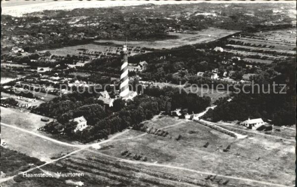 Haamstede Vuurtoren Leuchtturm Fliegeraufnahme