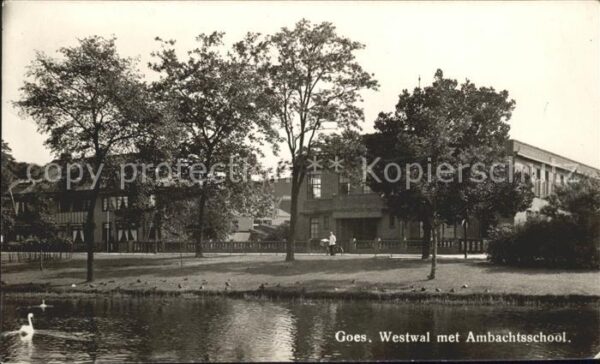 Goes Netherlands Westwal met Ambachtsschool