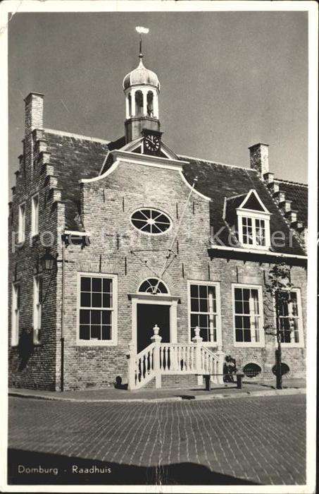 Domburg Raadhuis Rathaus Giebel