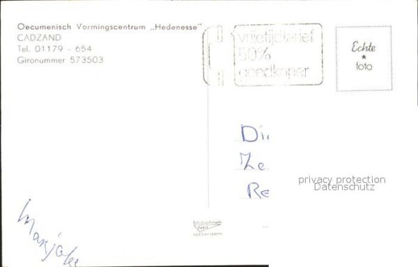 Cadzand Zeeland Oecumenisch Vormingscentrum Hedenesse – Bild 2