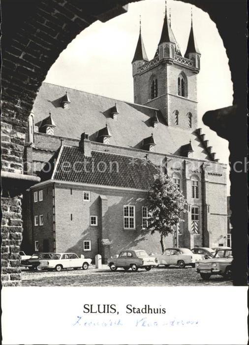 Sluis Zeeland Stadhuis Rathaus