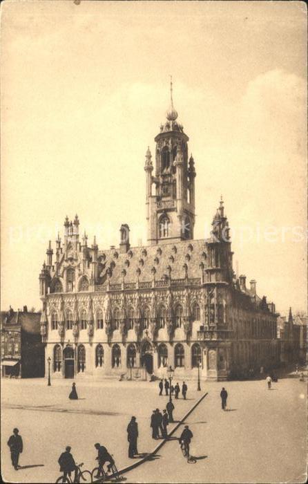 Middelburg Zeeland Stadhuis Rathaus Historisches Gebäude 1