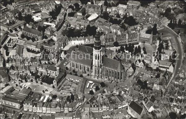 Middelburg Zeeland Lange Jan met Nieuwe Kerk en Koorkerk F
