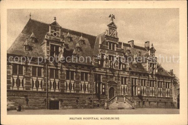 Middelburg Zeeland Militair Hospitaal Militärkrankenhaus