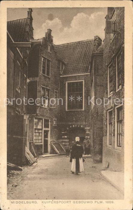 Middelburg Zeeland Kuiperspoort gebouwd 1609