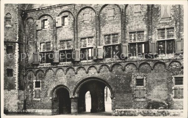 Middelburg Zeeland Abdij Abtei Torbogen