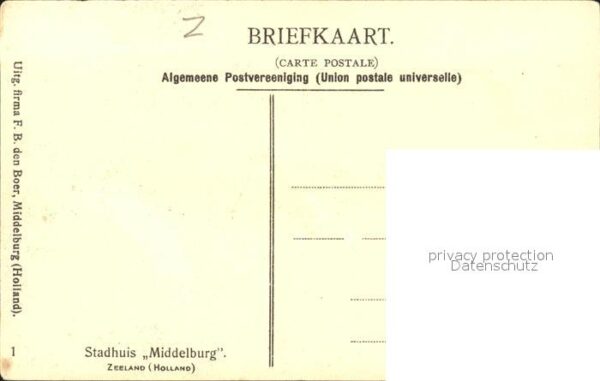 Middelburg Zeeland Stadhuis Rathaus Historisches Gebäude 1 – Bild 2