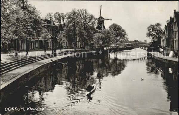 Dokkum Kleindiep Molen Windmühle