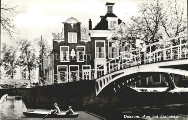 Dokkum Aaan het Kleindiep Burg Brücke
