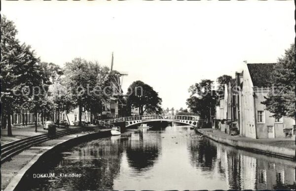 Dokkum Kleindiep Brug Molen Brücke Windmühle