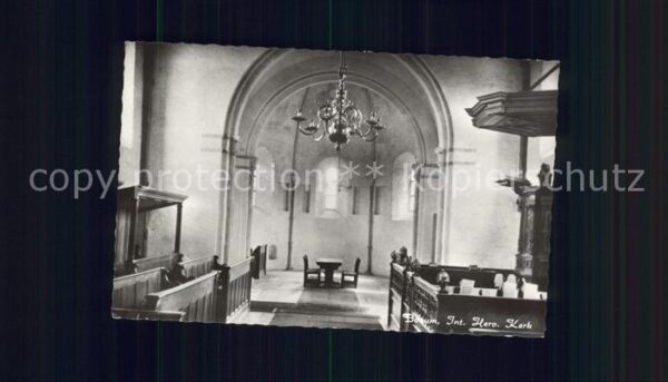 Bozum Interieur Herv Kerk Kirche