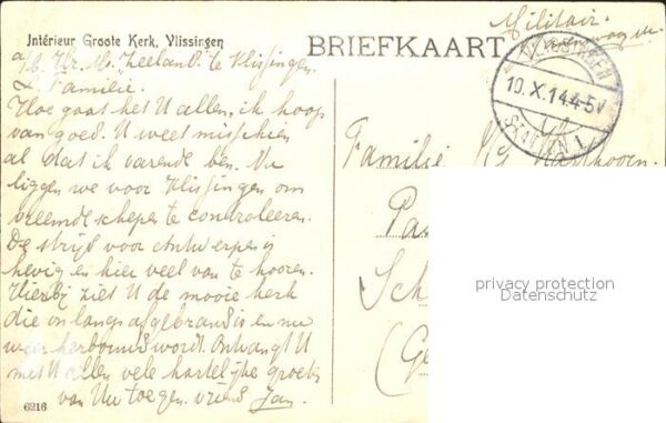 Vlissingen Interieur Groote Kerk Kirche – Bild 2