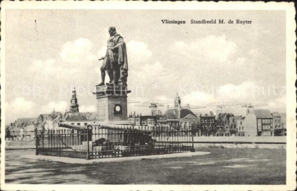 Vlissingen Standbeeld Michiel de Ruyter Denkmal St