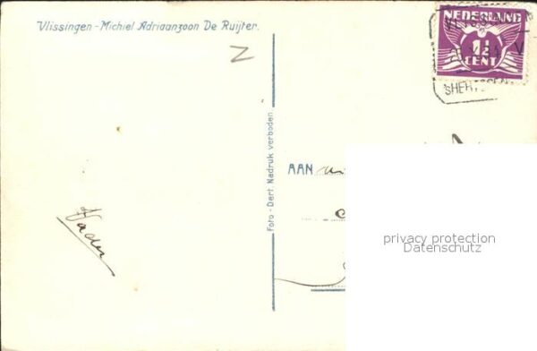 Vlissingen Standbeeld Michiel de Ruyter Denkmal St – Bild 2
