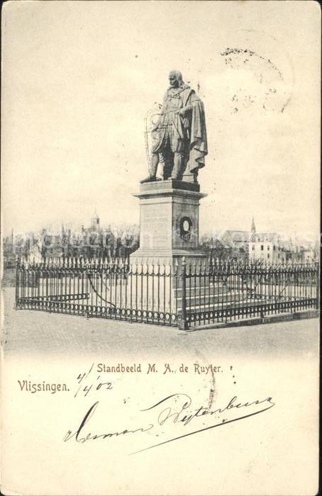Vlissingen Standbeeld Michiel de Ruyter Denkmal St