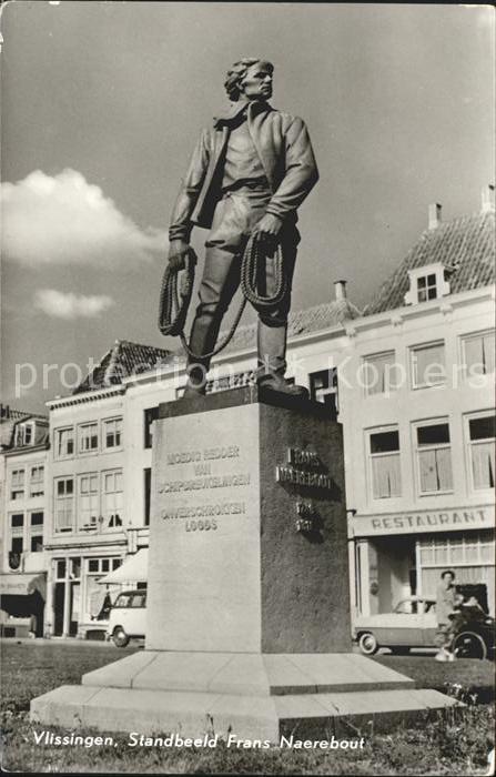 Vlissingen Standbeeld Frans Naerebout Denkmal Stat