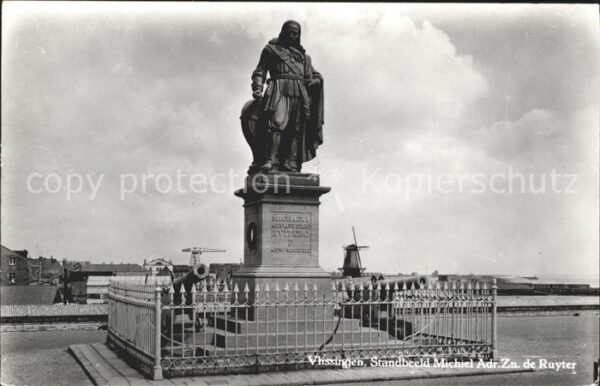 Vlissingen Standbeeld Michiel de Ruyter Denkmal St