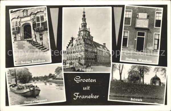 Franeker Raadhuis Diakens Weeshuis Bolwerk Dongj