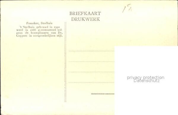 Franeker Stadhuis Rathaus Historisches Gebäude 1 – Bild 2