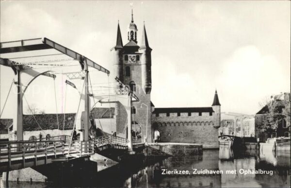 Zierikzee Zuidhaven met Ophaalbrug Zugbrücke