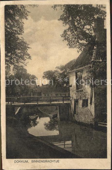 Dokkum Binnengrachtje Brug Brücke