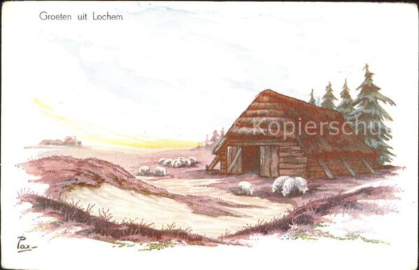 Lochem Schafstall Künstlerkarte
