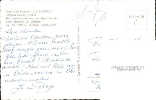 Lochem Hotel Cafe Pension De Endepol – Bild 2