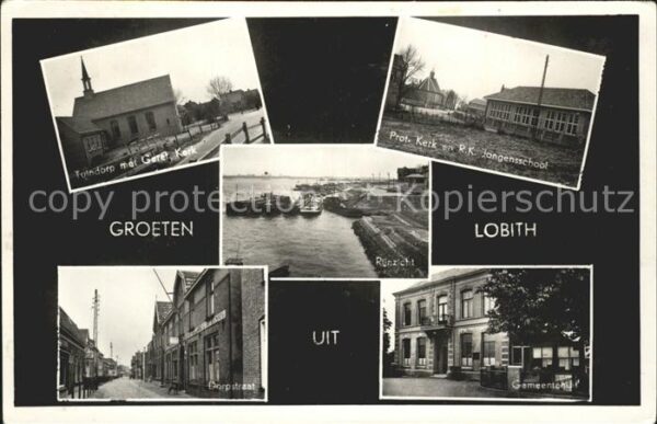 Lobith Tuindorp Kerk Jongensschool Gemeentehui
