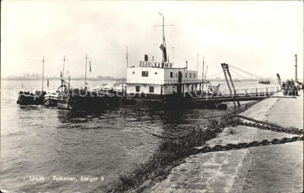 Tolkamer Lobith Steiger 5 Frachtkahn Rhein Binnenschiff