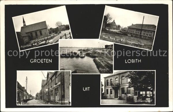 Lobith Tuindorp Kerk Jongensschool Gemeentehui