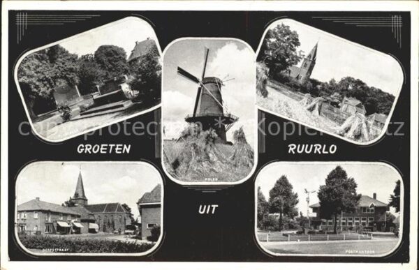 Ruurlo Reurle Plantseon RK Kerk Postkantoor Dorpstraa