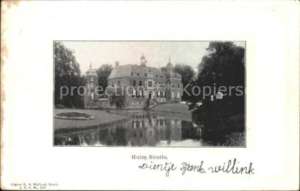 Ruurlo Reurle Huize Schloss