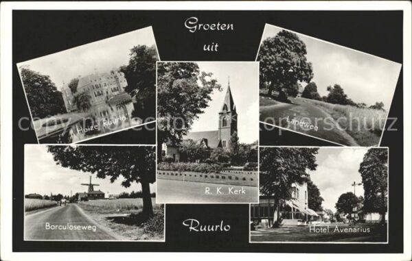 Ruurlo Reurle Landweg Borculoseweg Kerk Hotel Avenari
