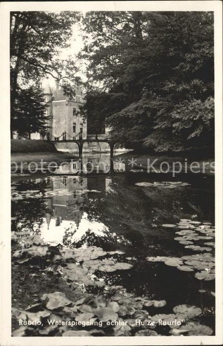Ruurlo Reurle Waterspiegeling achter Huize Wasserspie