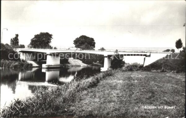 Rumpt Partie am Fluss Brücke