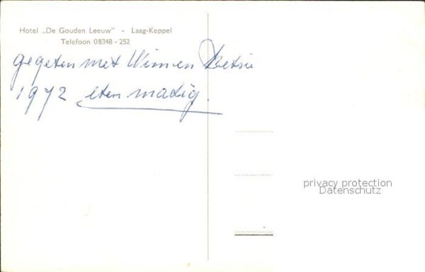 Laag Keppel Hotel De Gouden Leeuw – Bild 2
