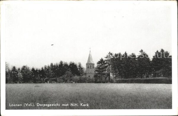 Loenen Dorpsgezicht met Ned Herv Kerk Kirche