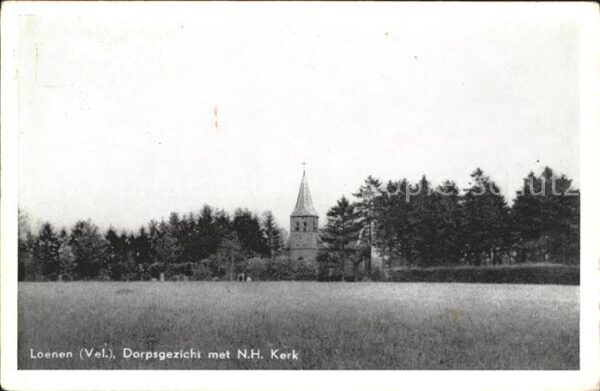 Loenen Dorpsgezicht met Ned Herv Kerk Kirche