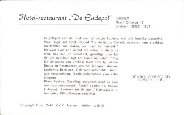 Lochem Hotel Restaurant De Endepol – Bild 2