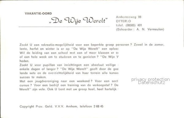 Otterlo Gelderland Vakantieoord De Wije Werelt – Bild 2