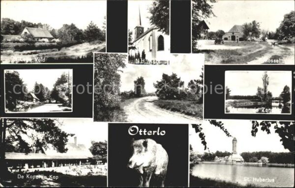 Otterlo Gelderland Lage Veld Kerk Mossel Kopelen Kop St Hu
