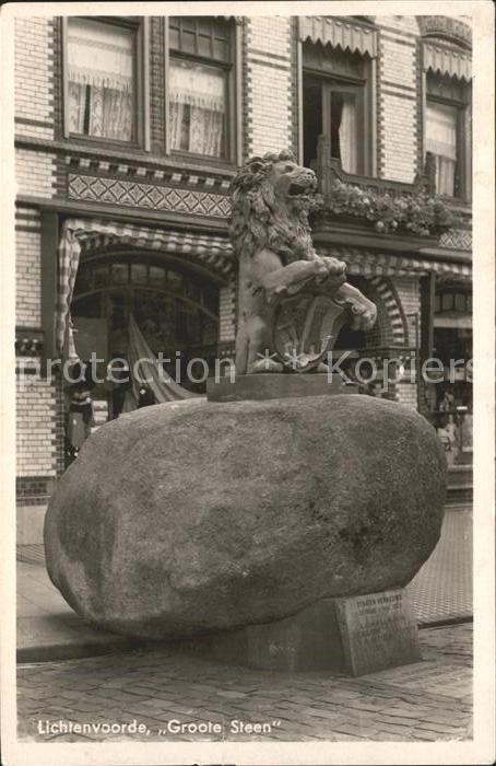 Lichtenvoorde Groote Steen Löwenskulptur
