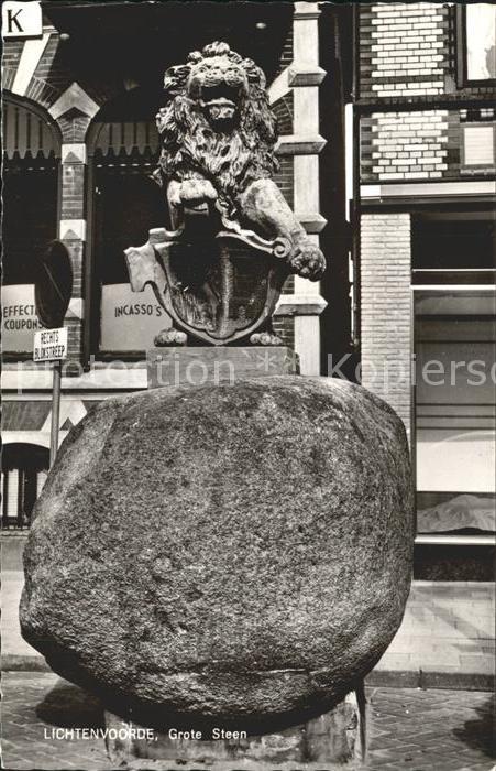 Lichtenvoorde Grote Steen Löwenskulptur